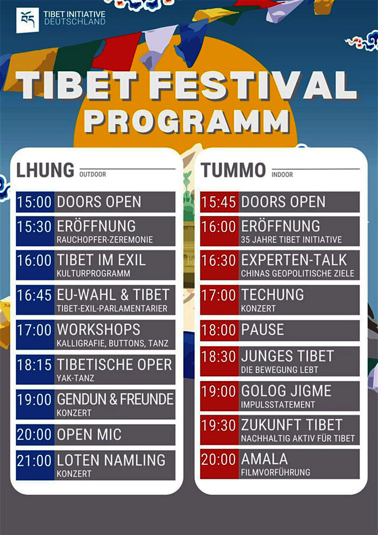 Programm Tibet Festival 